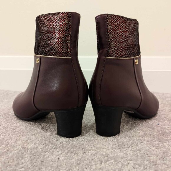 Brand New Burgundy Pierre Cardin Heels - Picture 5 of 5